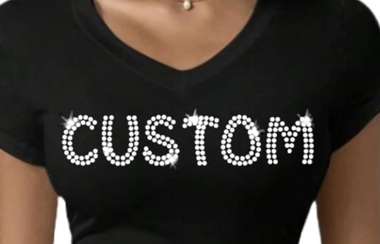 Custom Bling Transfers